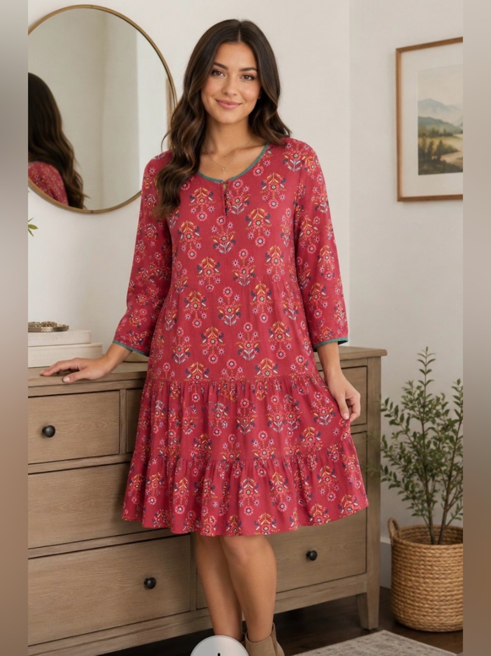 Gudrun Sjoden Swedish Cotton Dress